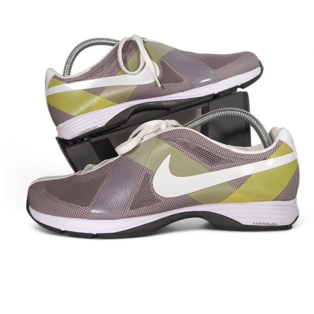 Nike Hyperfuse Lunarlon Summer Golf Shoes Grey / Lime‎ 483325-002 Women's 10